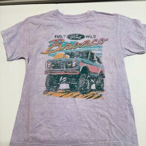 Ford Bronco Purple Graphic T-Shirt